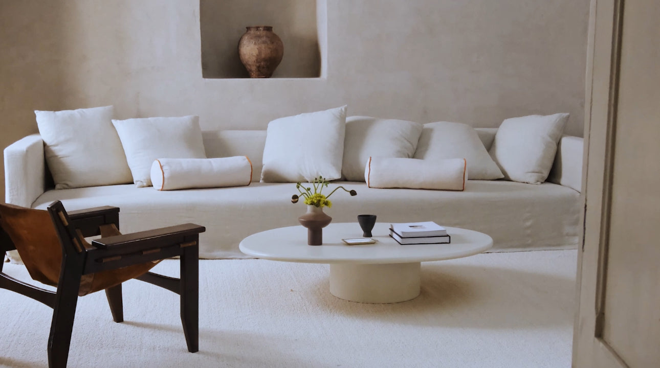 Salon — cream and terracotta